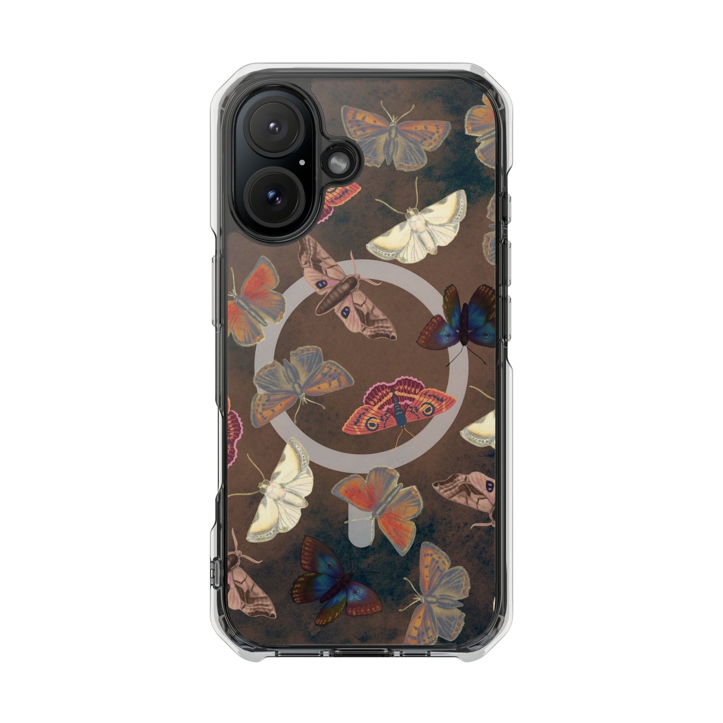 Butterfly Tough Clear Magnetic Case