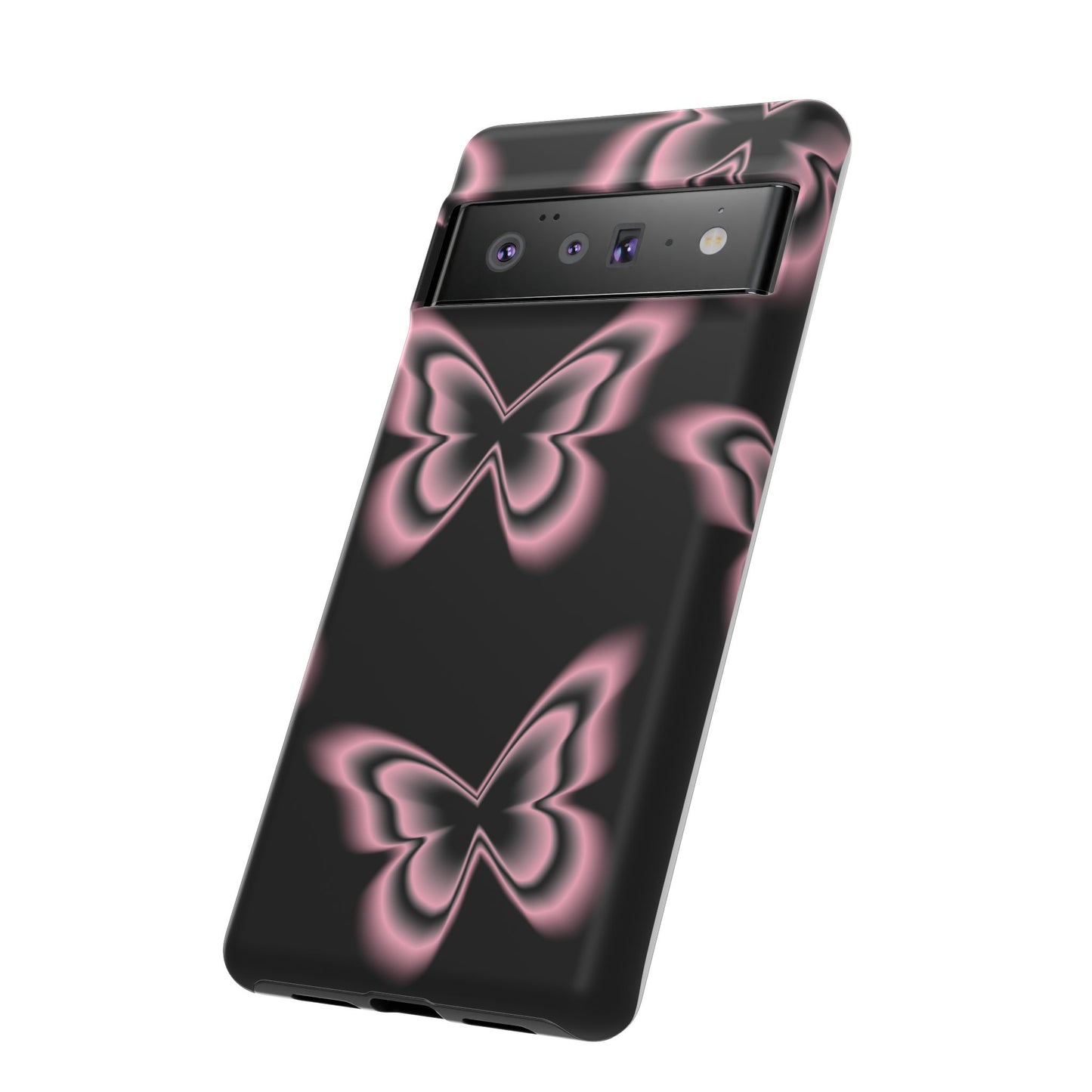 Pink Butterfly Tough Phone Case