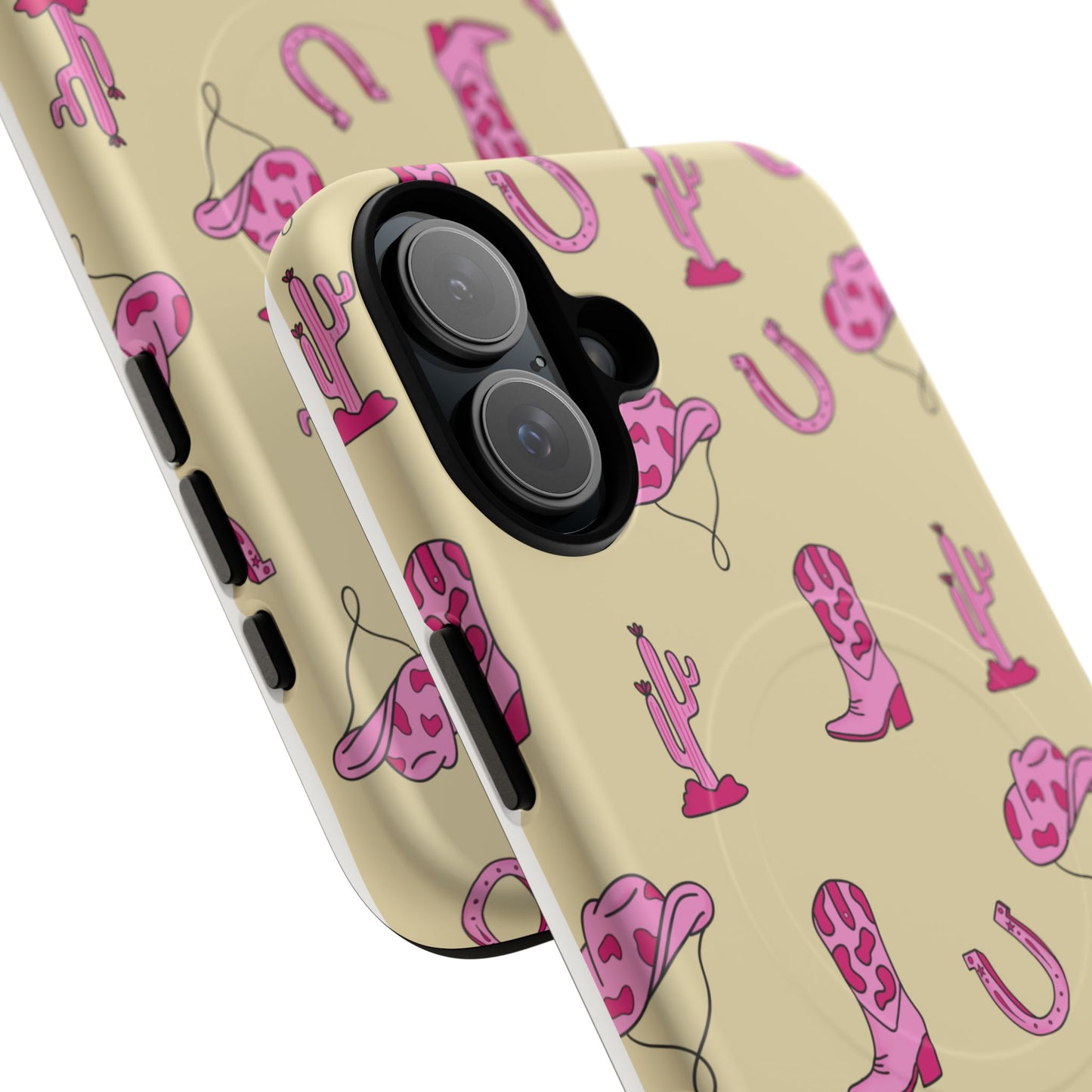 Pink Western-Themed Tough Magnetic Case