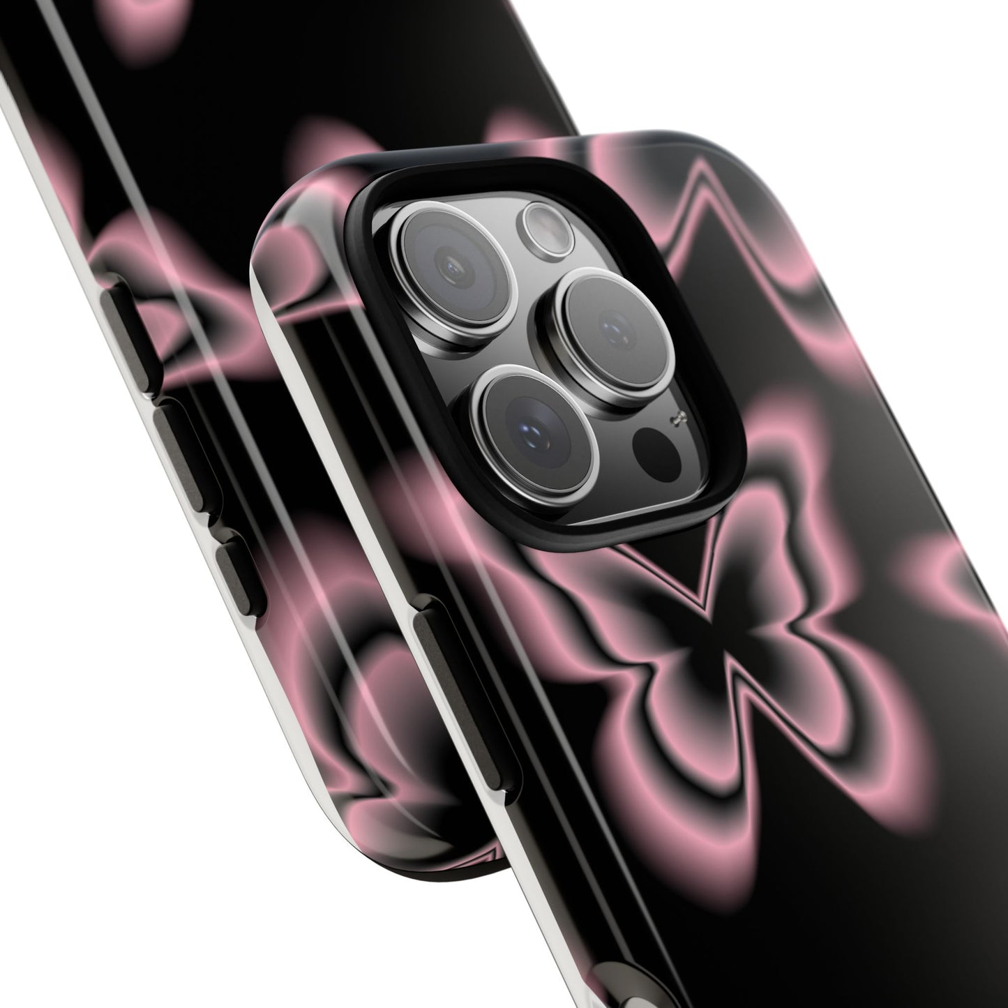 Pink Butterfly Tough Phone Case