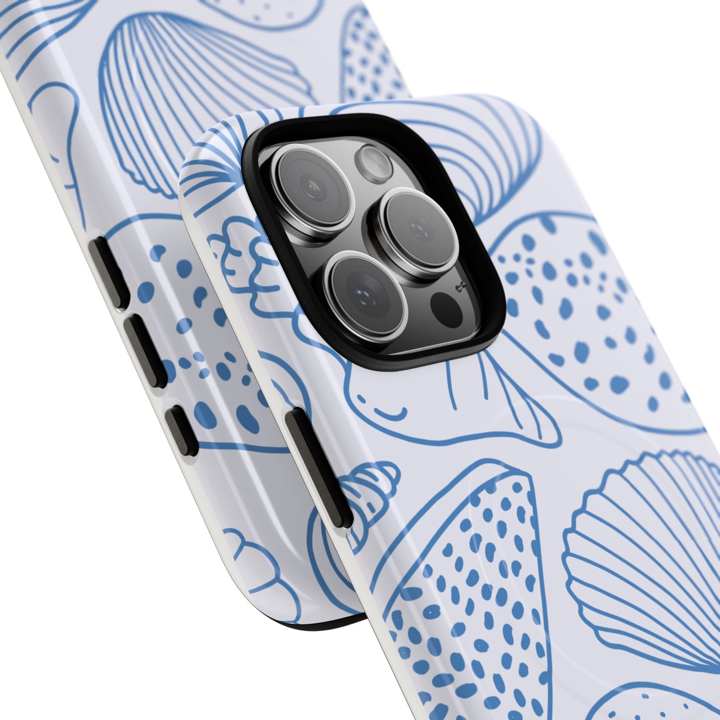 Shell Pattern Tough Magnetic Case