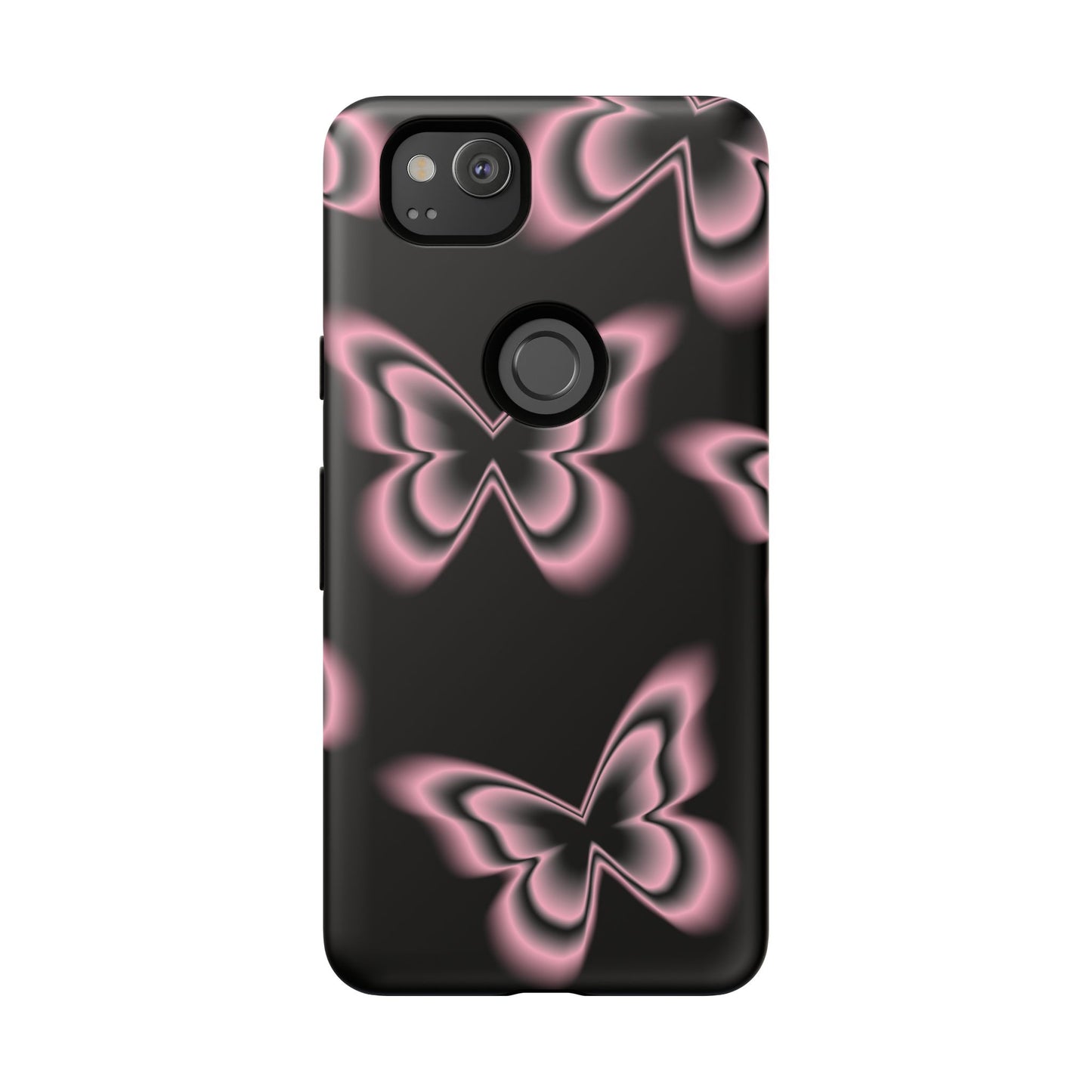 Pink Butterfly Tough Phone Case
