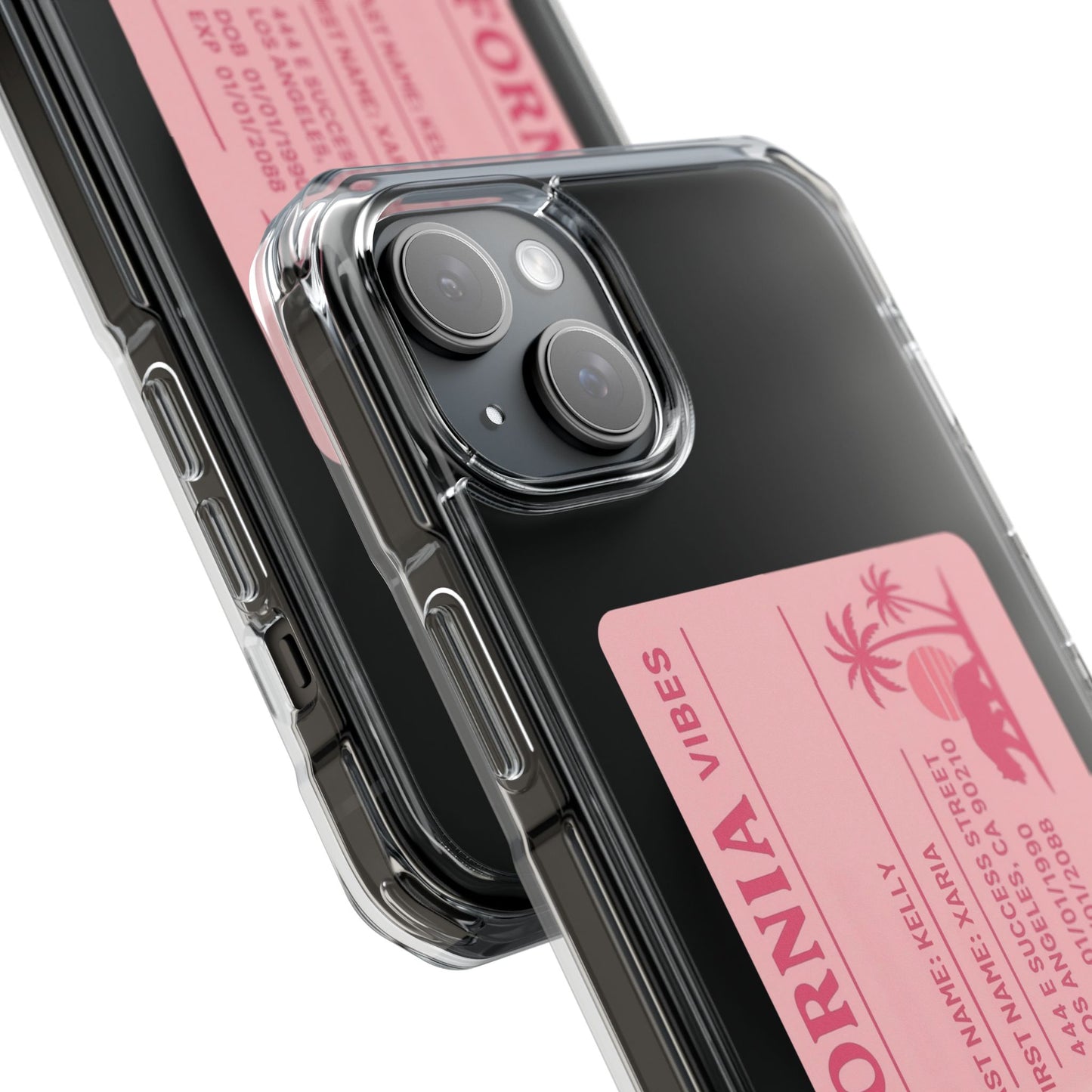 California Vibes Clear Magnetic Impact Case