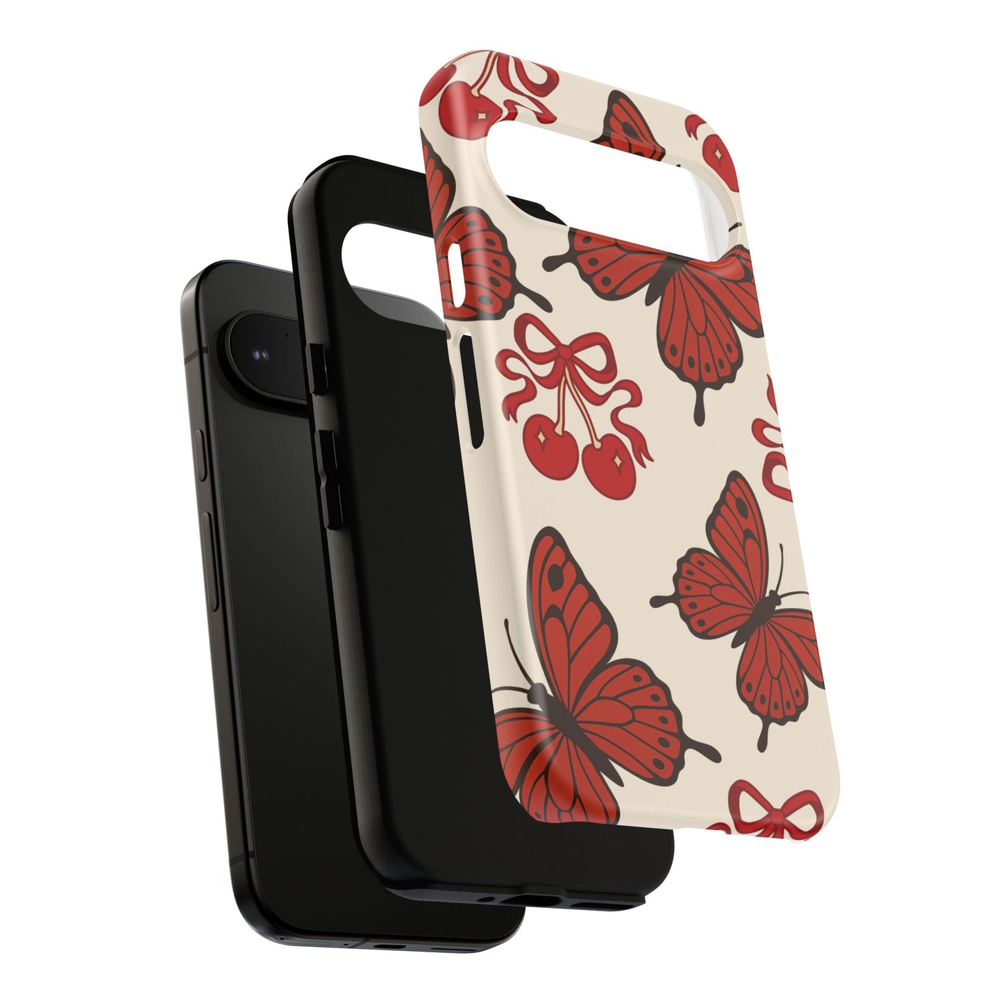 Butterfly Cherry Tough Phone Case
