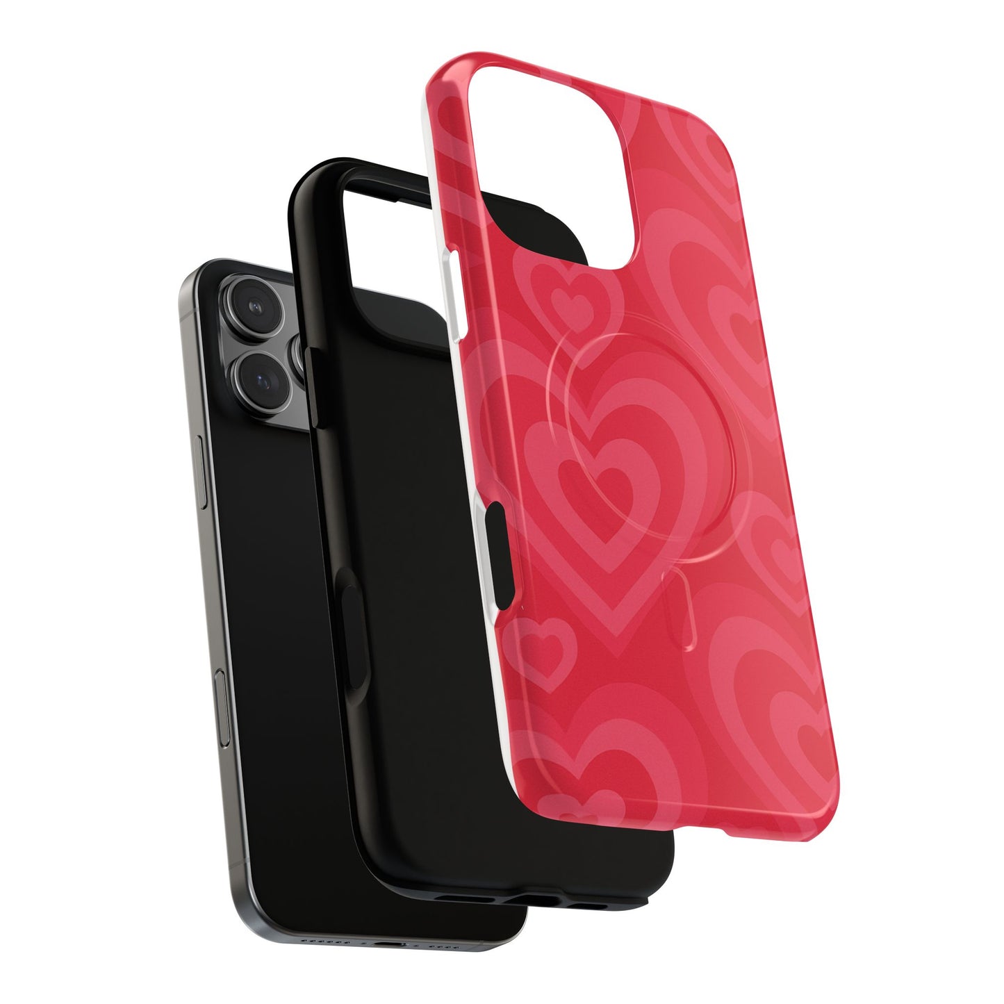 Heart Pattern Tough Magnetic Case