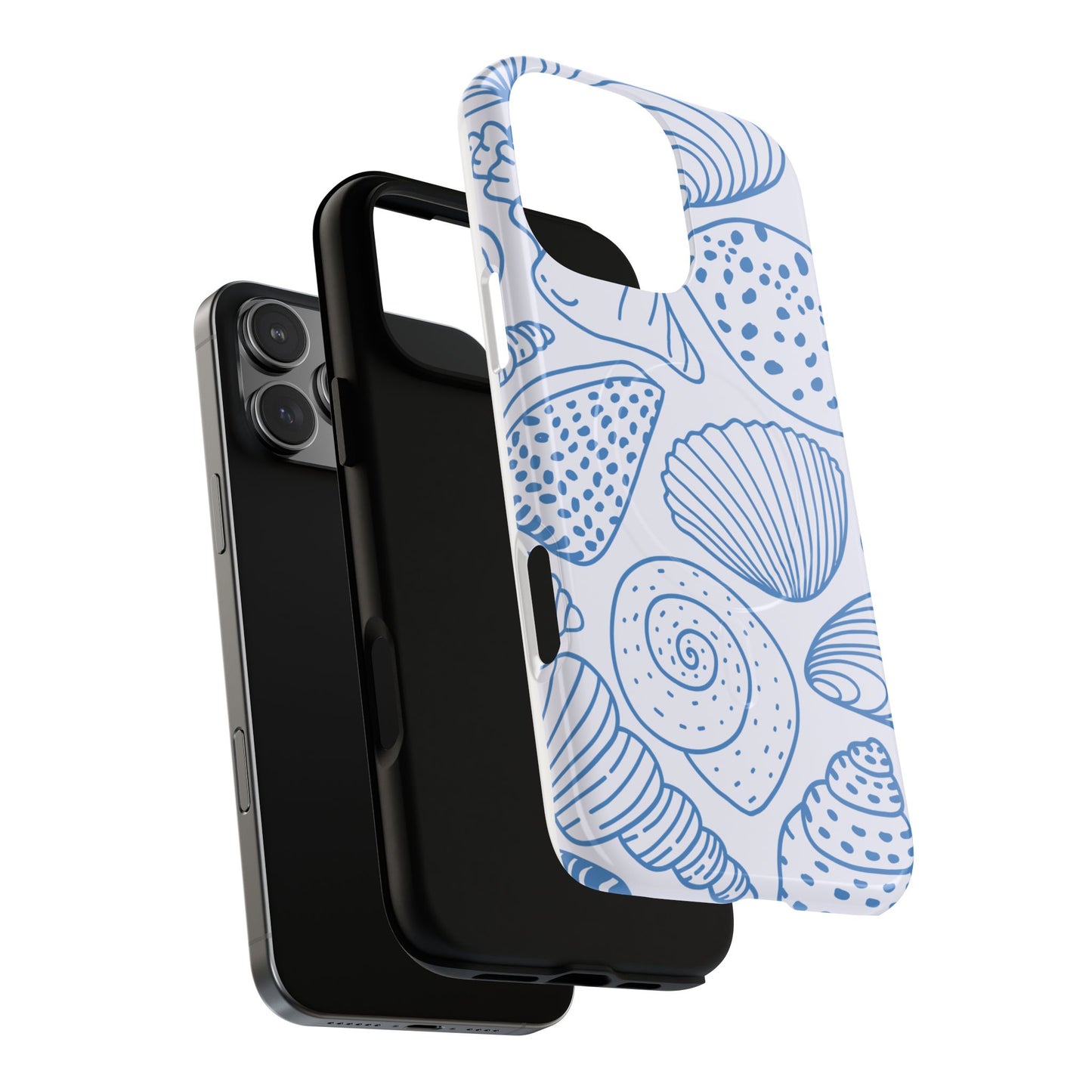 Shell Pattern Tough Magnetic Case