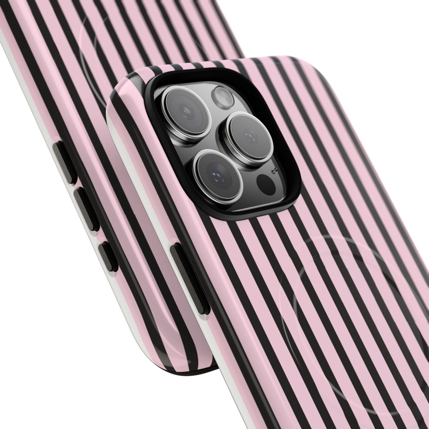 Pink and Black Tough Magnetic Case