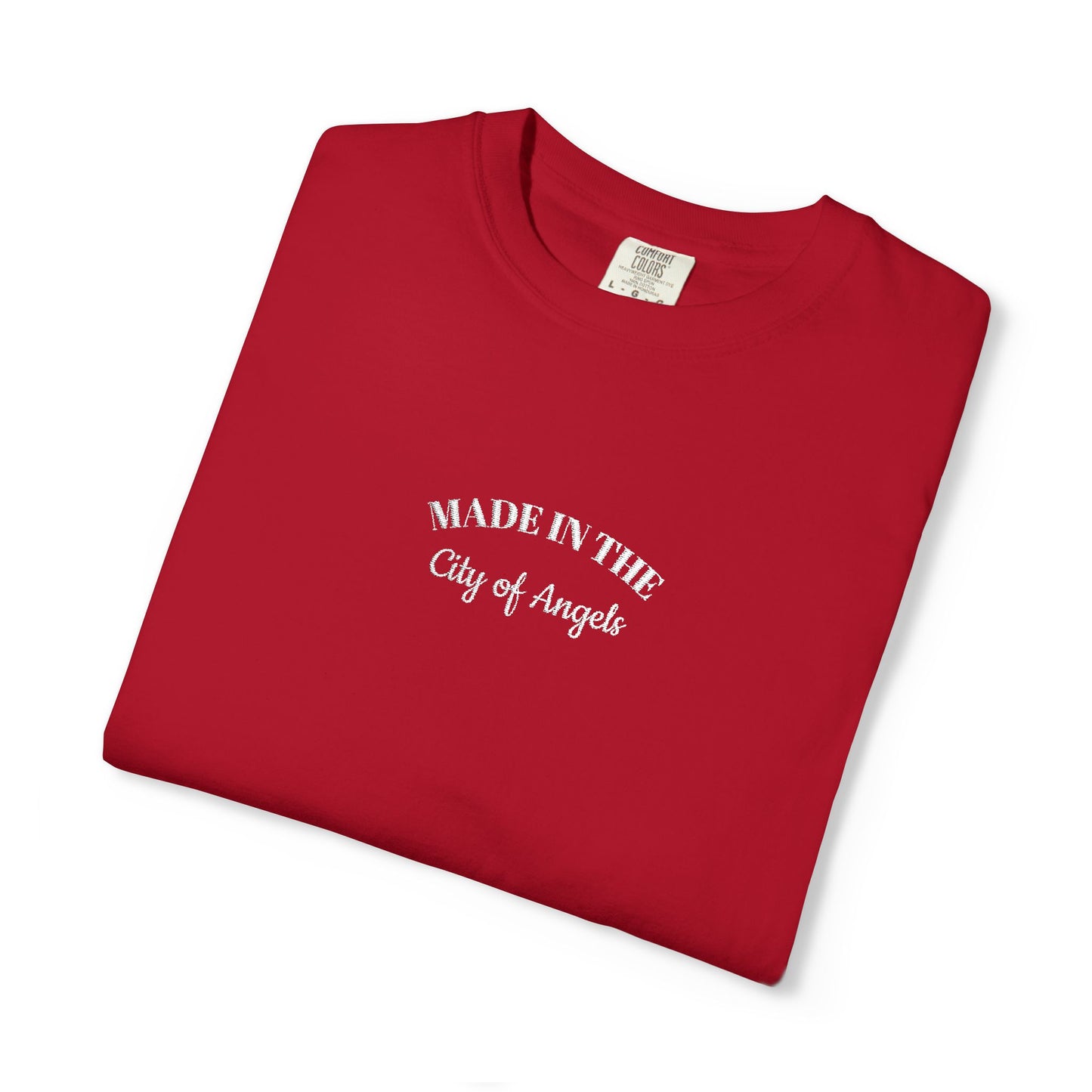 Made in the City of Angels Embroidered Unisex Tee