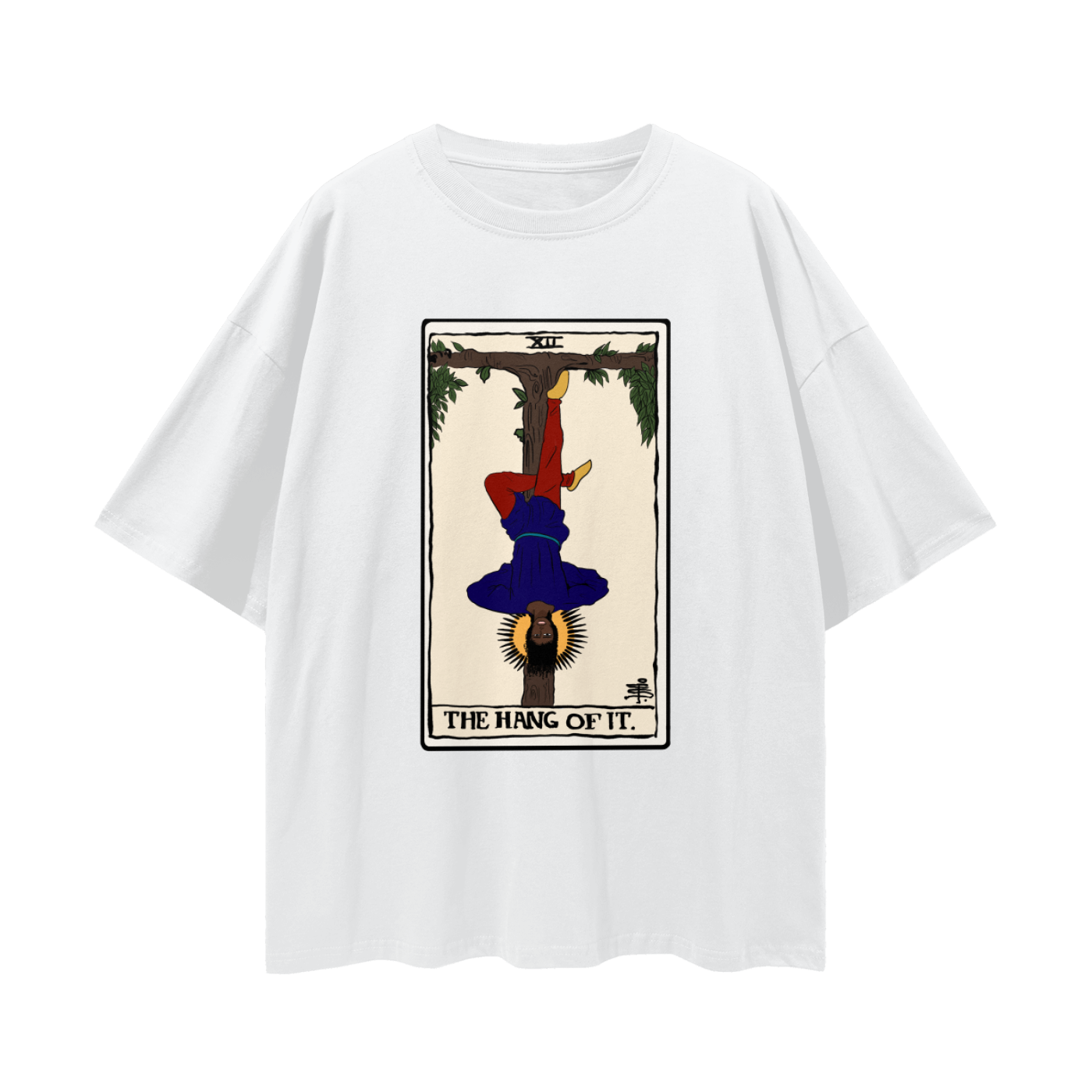 The Hang of It Oversize Deep Drop Shoulder Tee