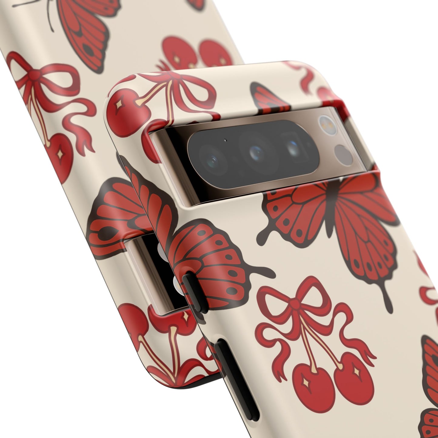 Butterfly Cherry Tough Phone Case