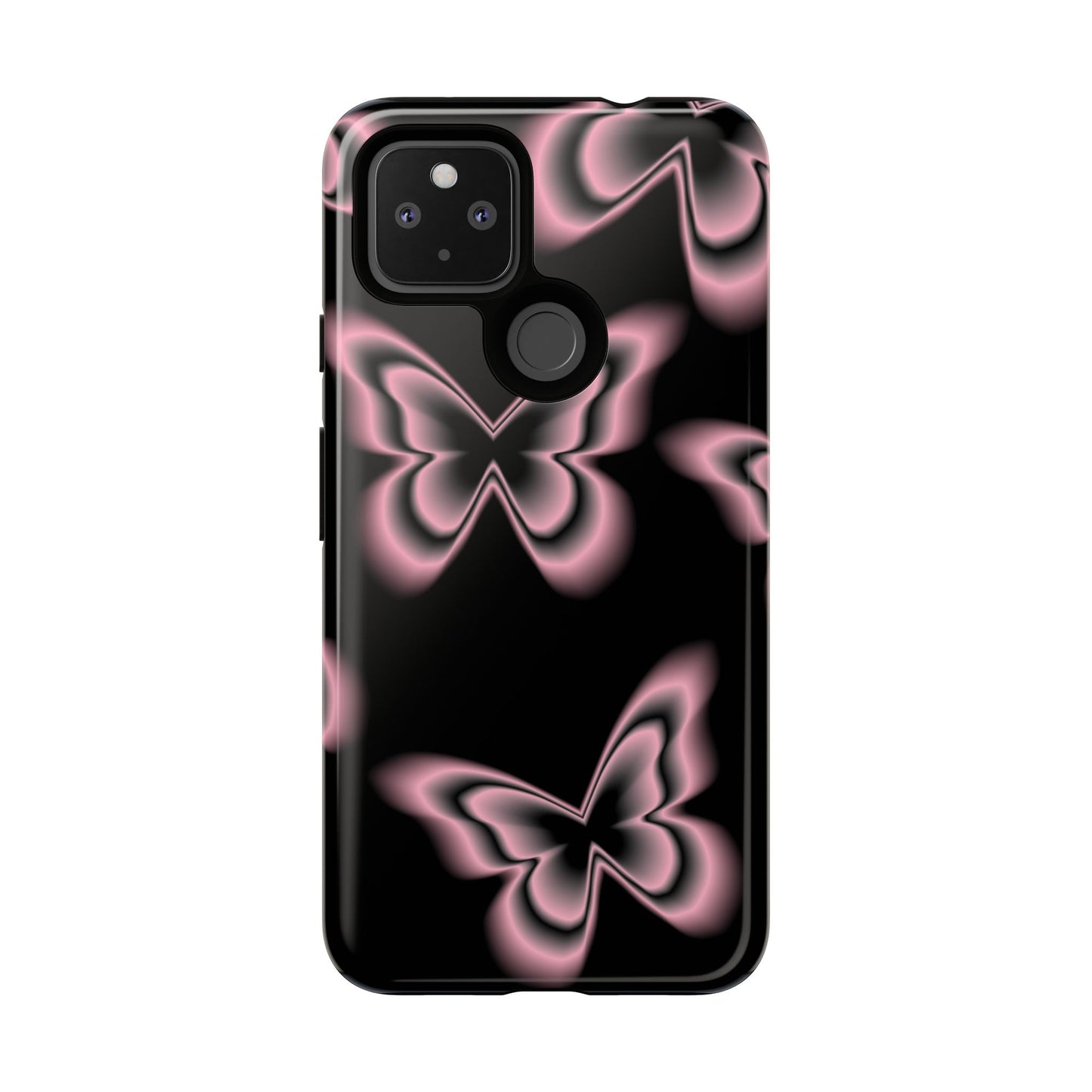 Pink Butterfly Tough Phone Case