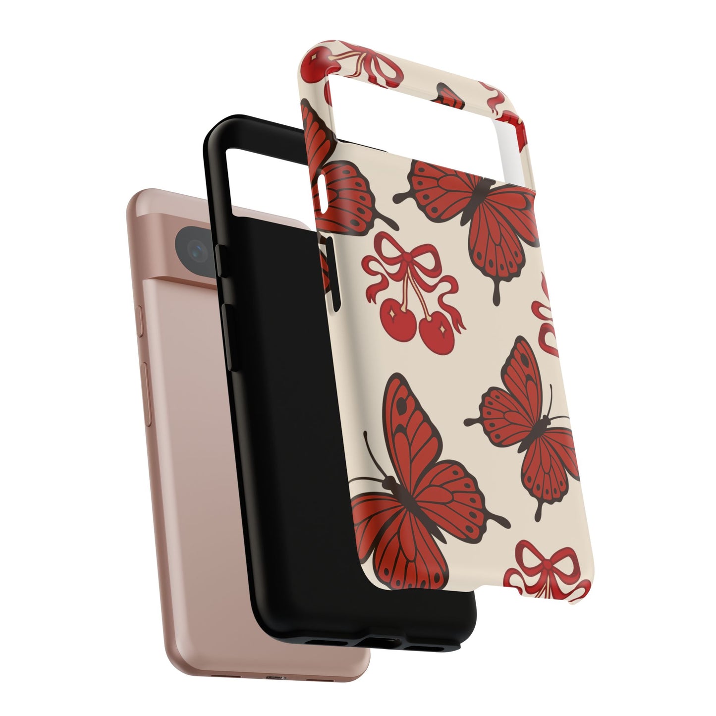 Butterfly Cherry Tough Phone Case