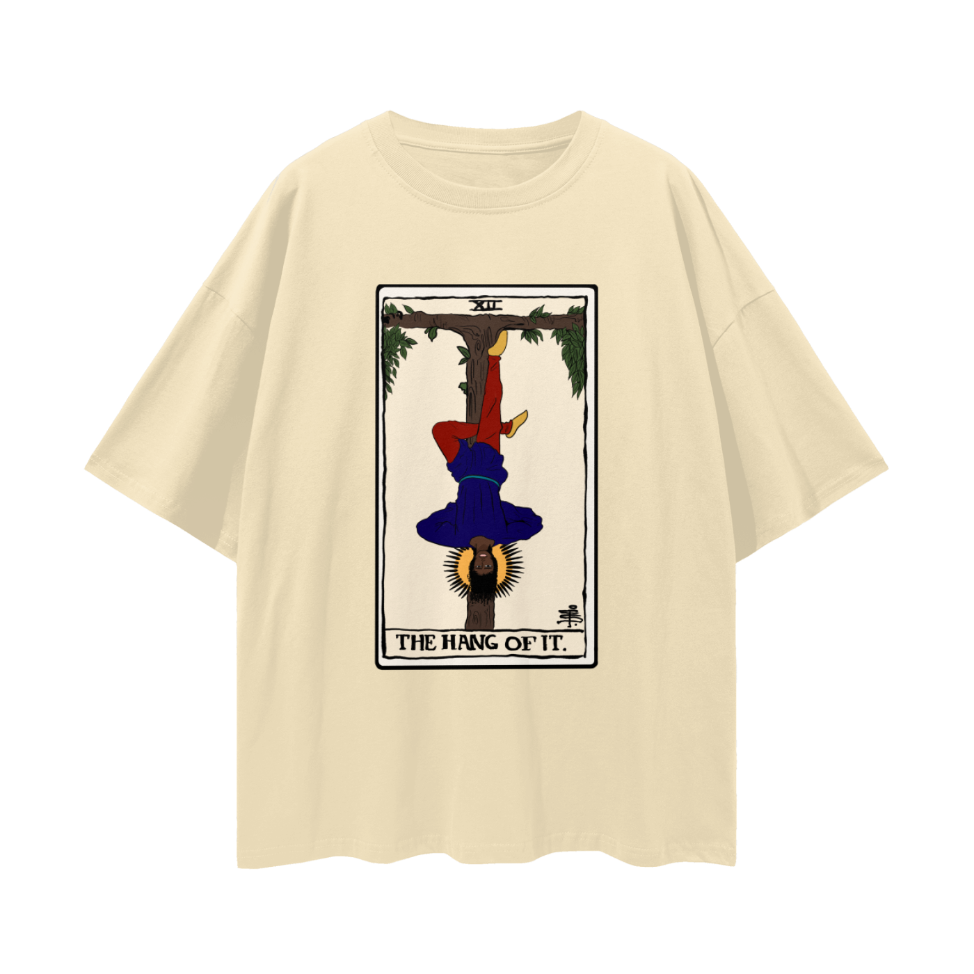 The Hang of It Oversize Deep Drop Shoulder Tee