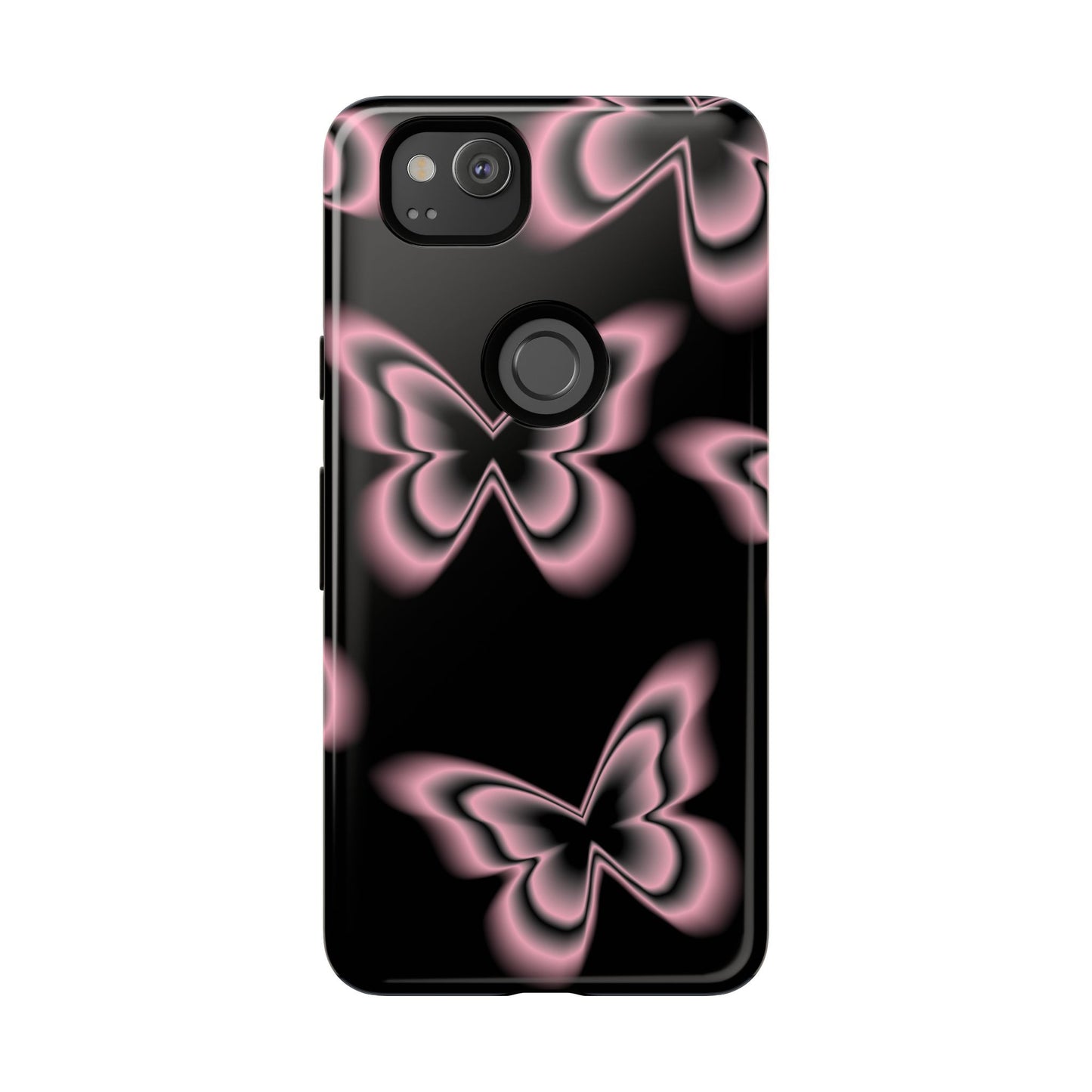Pink Butterfly Tough Phone Case