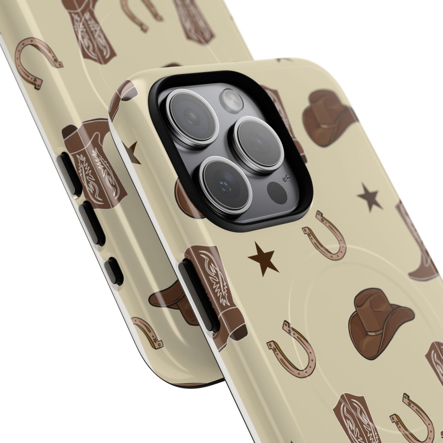 Western-Themed Tough Magnetic Case