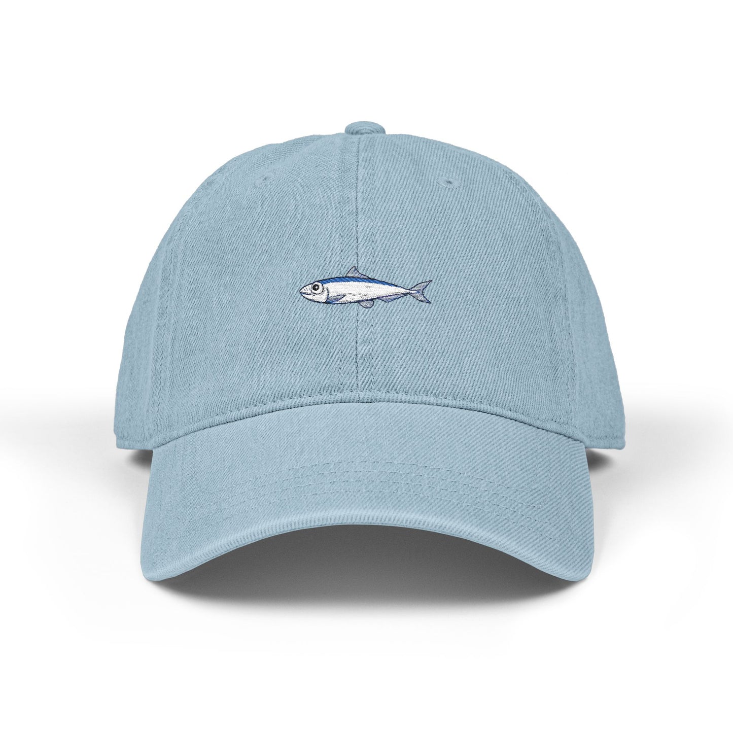 Denim Embroidered Sardine Hat