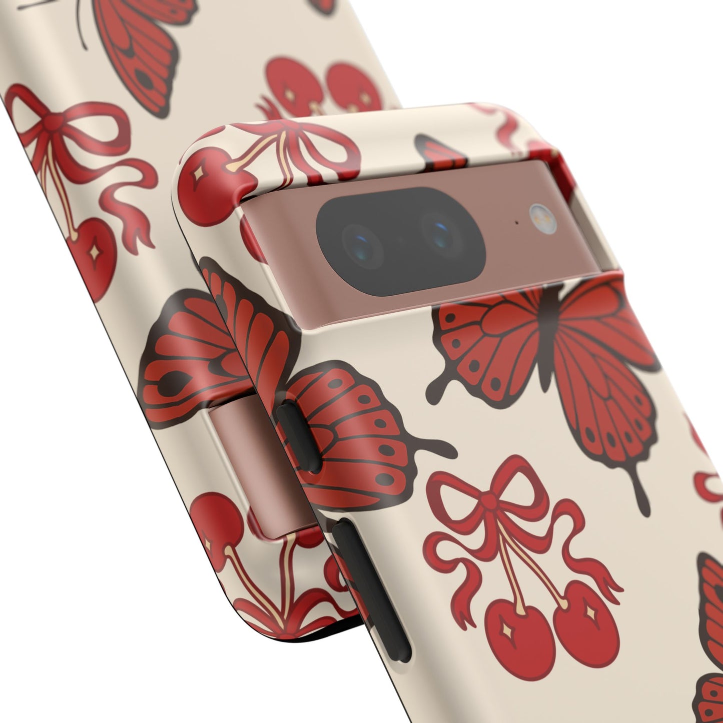 Butterfly Cherry Tough Phone Case