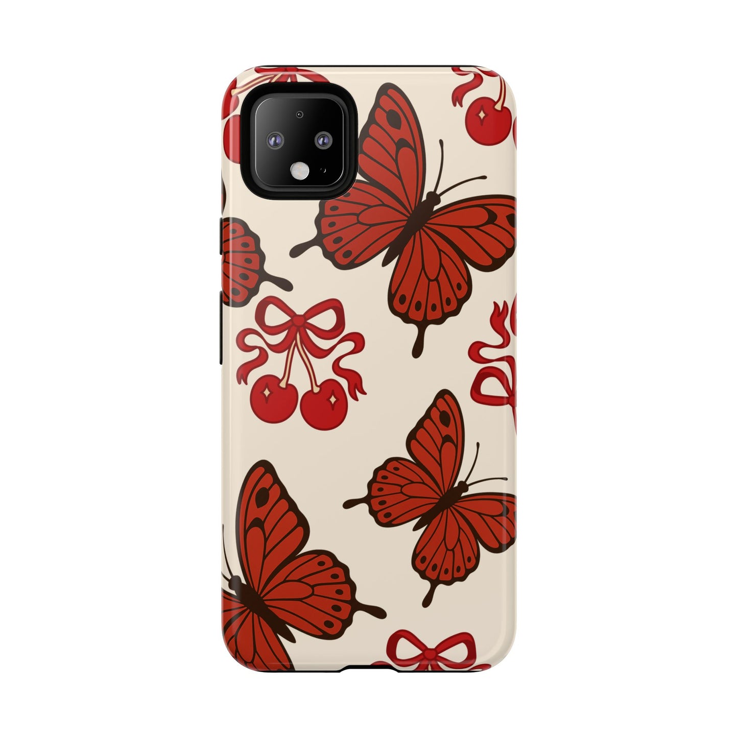 Butterfly Cherry Tough Phone Case