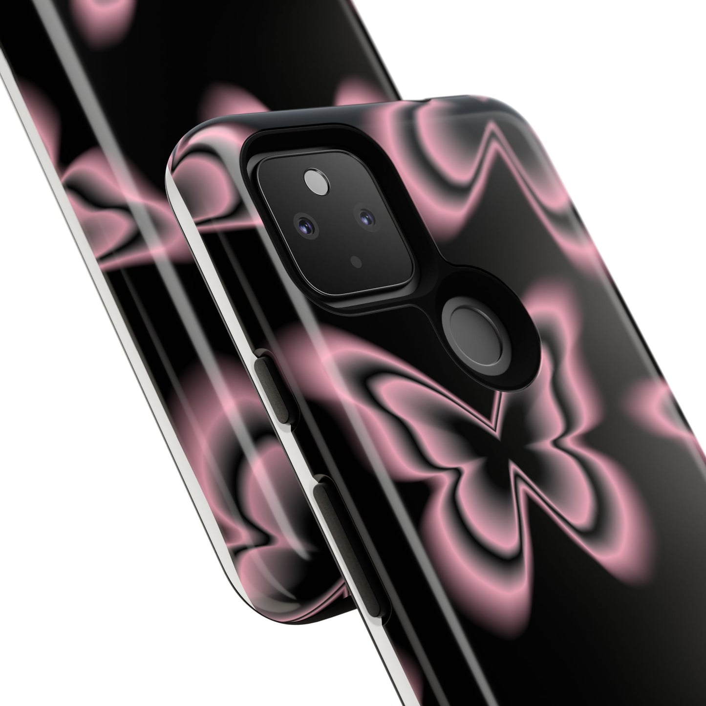 Pink Butterfly Tough Phone Case