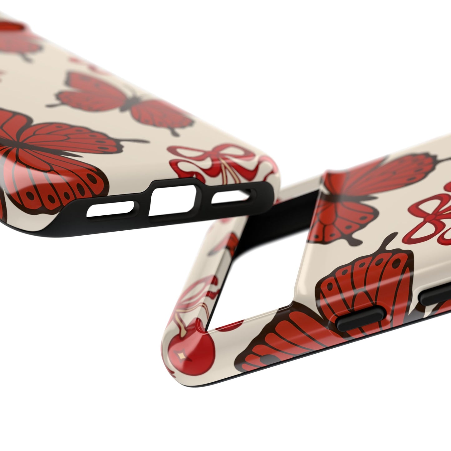 Butterfly Cherry Tough Phone Case