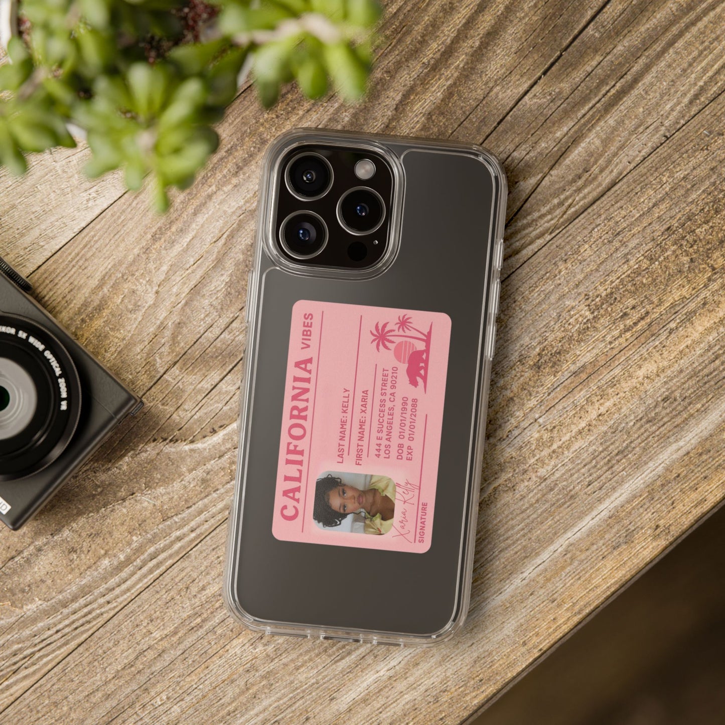 California Vibes Clear Case