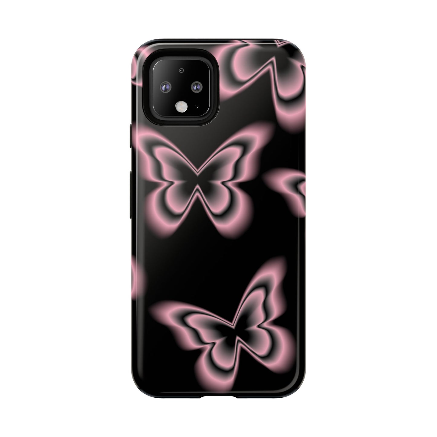 Pink Butterfly Tough Phone Case