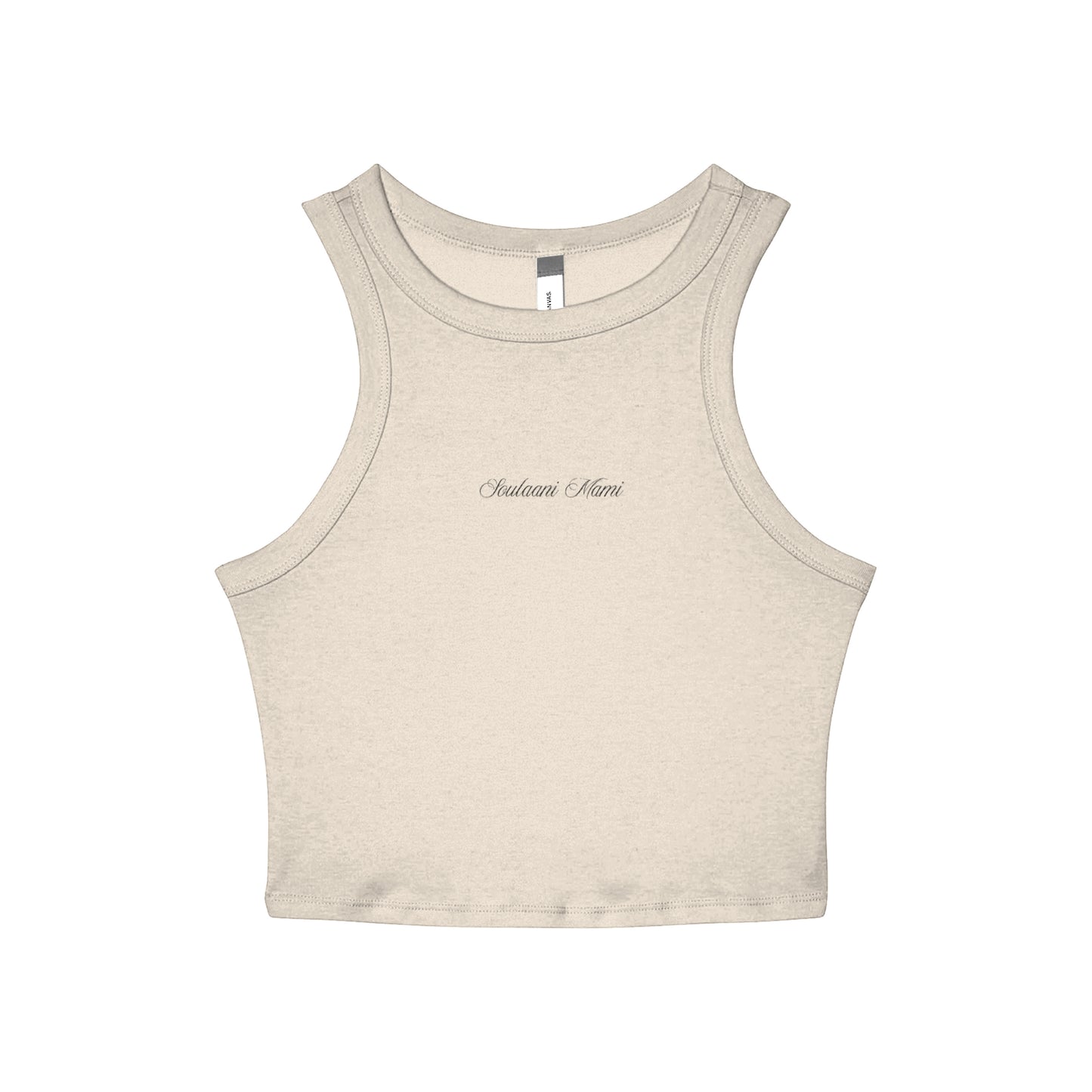 Soulaani Mami Micro Ribbed Racer Tank