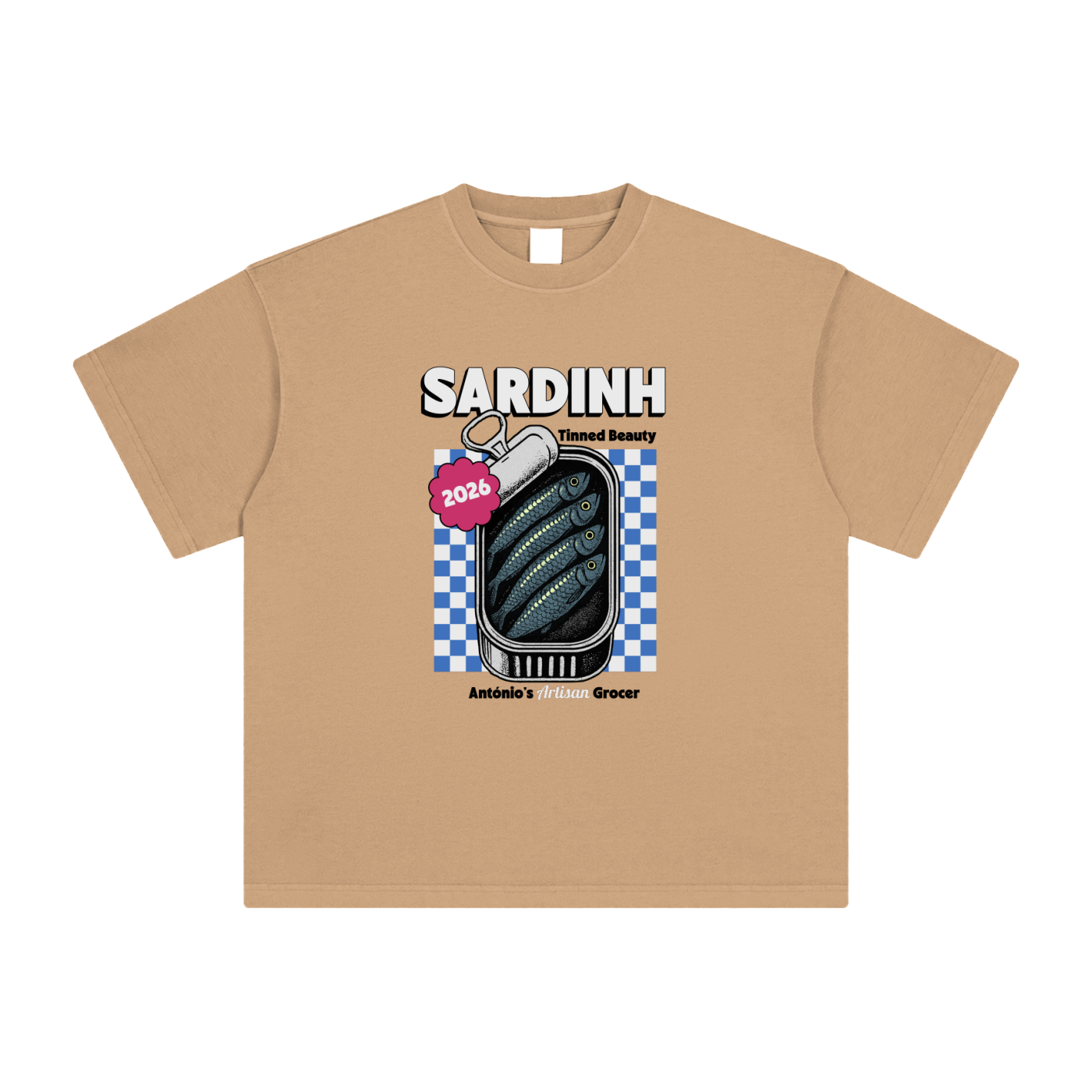 sardinh,sardinh shirt,vintage washed tshirt,sardine shirt