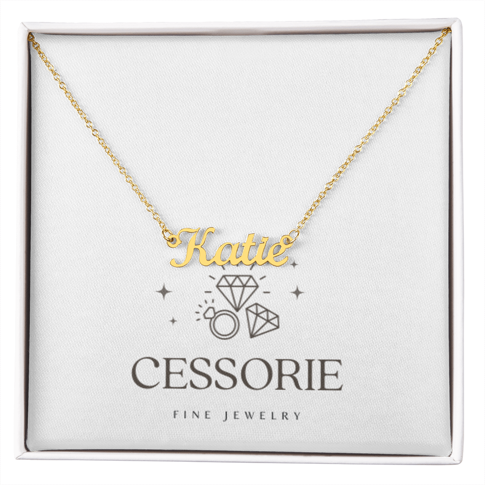Custom Script Name Necklace