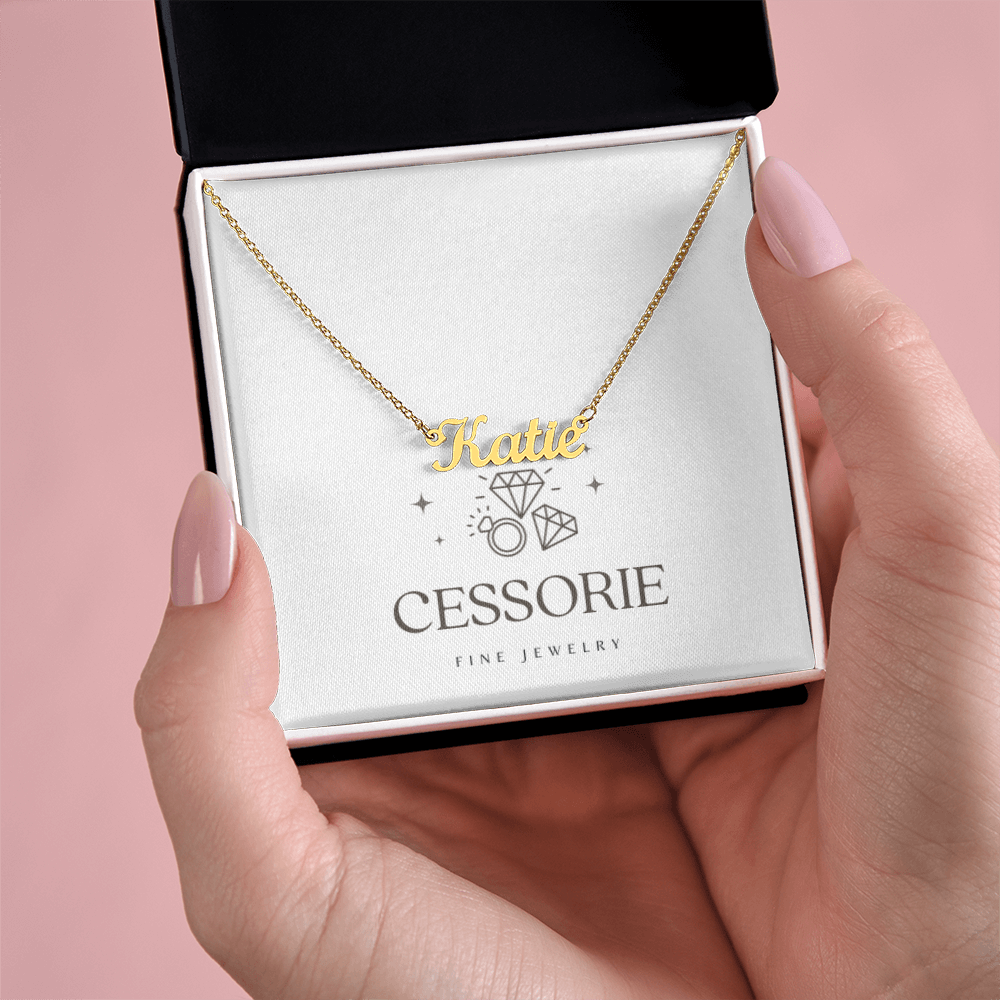 Custom Script Name Necklace