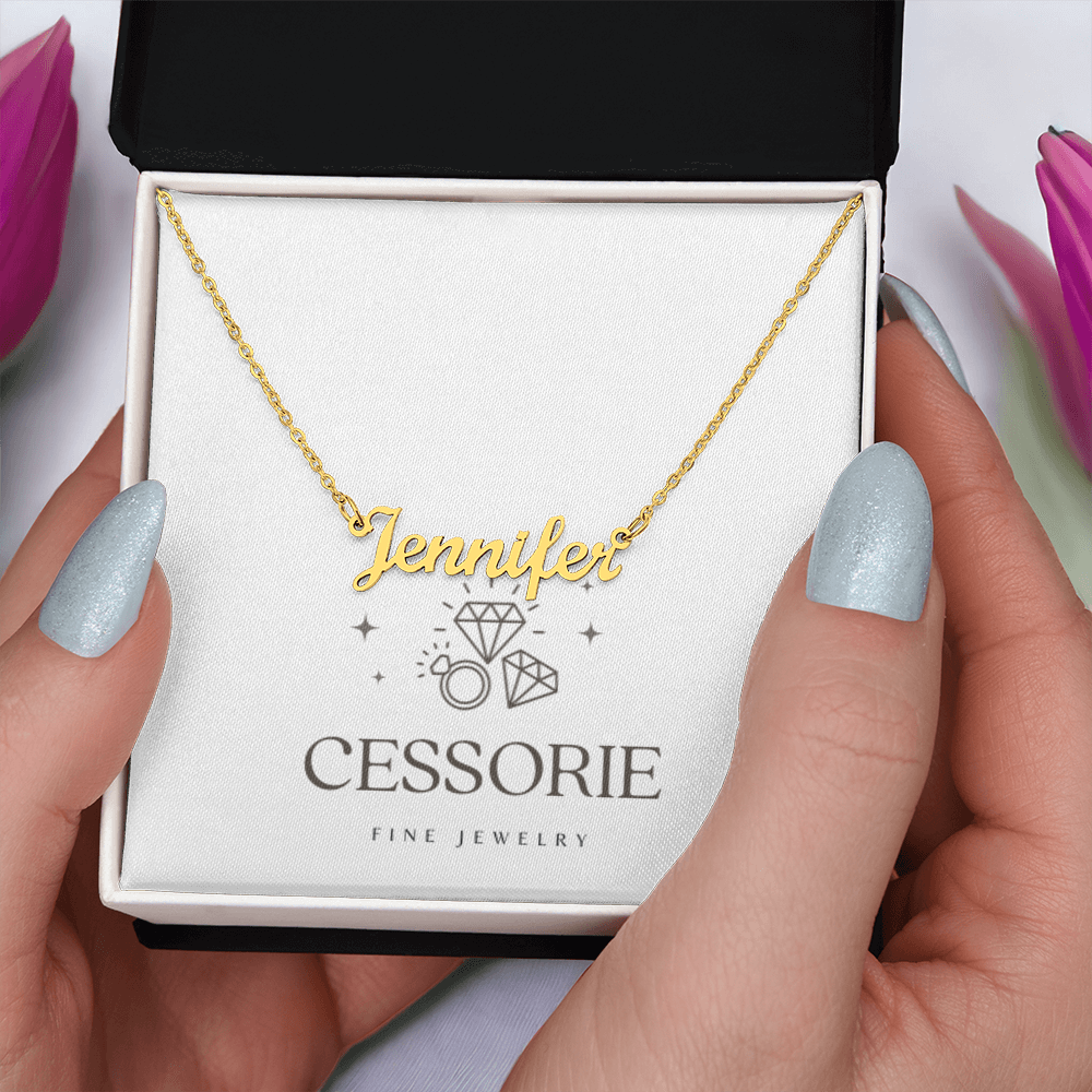 Custom Script Name Necklace