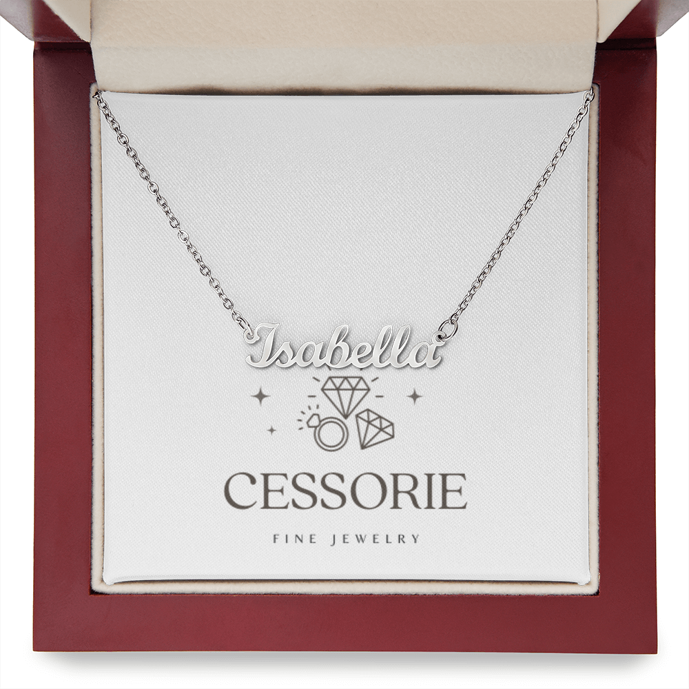 Custom Script Name Necklace