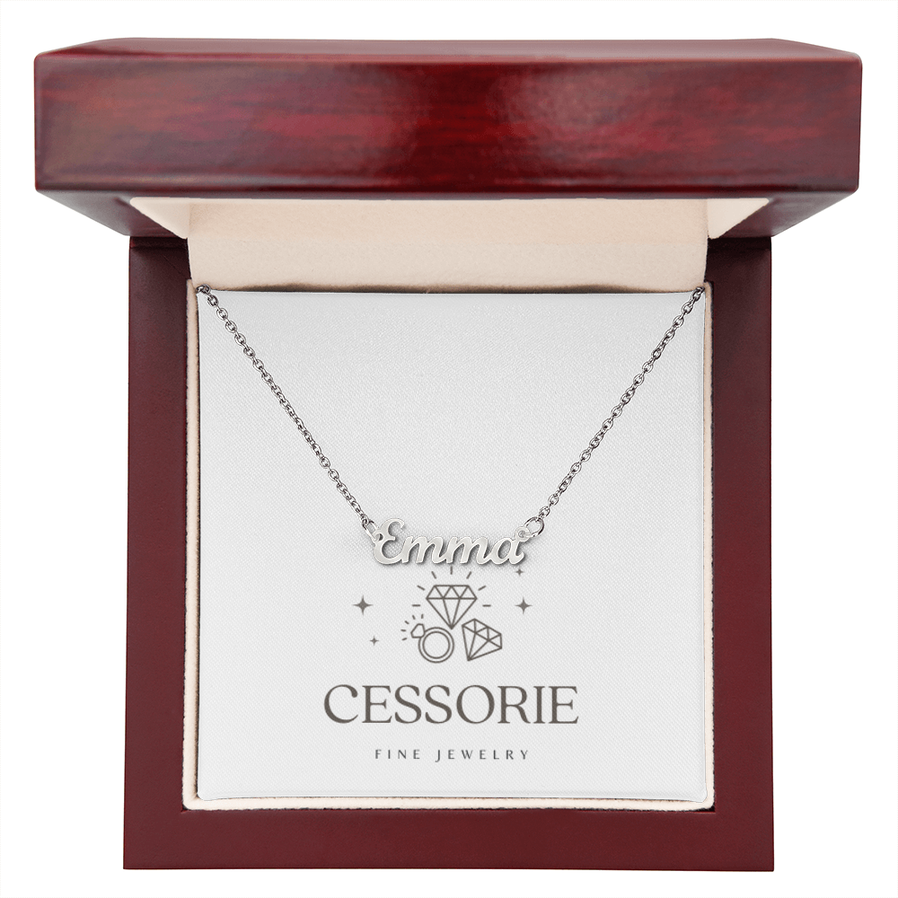 Custom Script Name Necklace