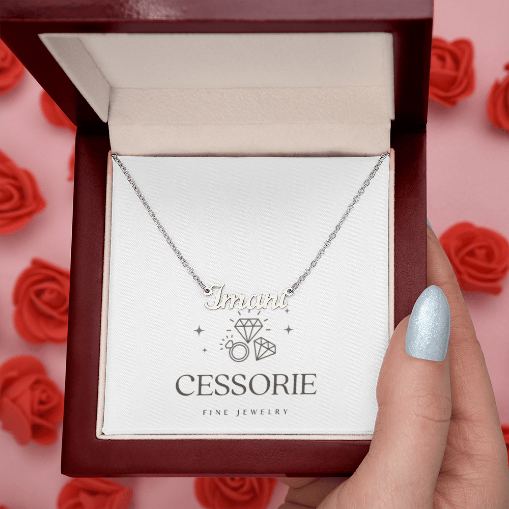 Custom Script Name Necklace