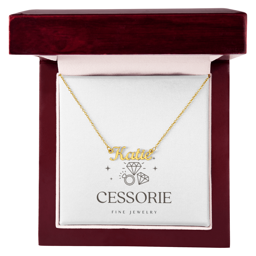 Custom Script Name Necklace