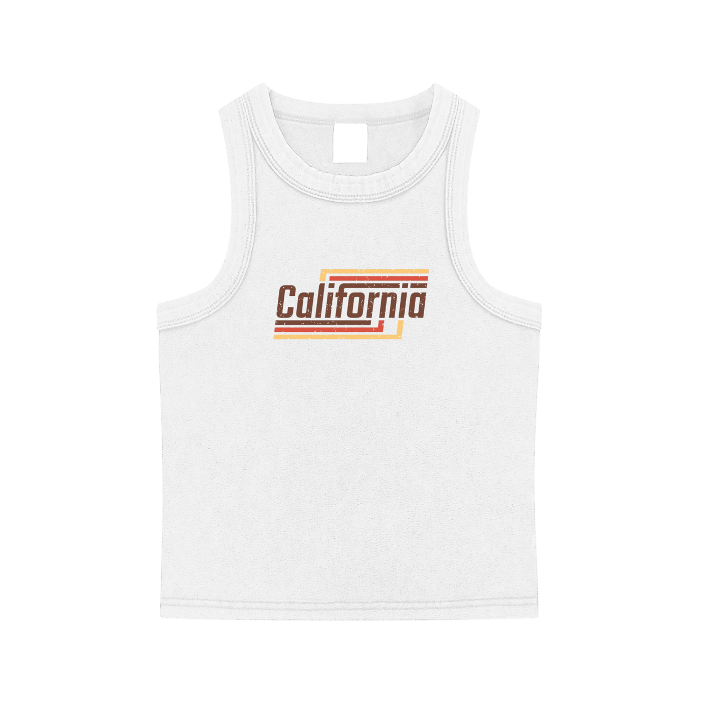 California vintage tank top,Vintage tank tops,California cropped tank top