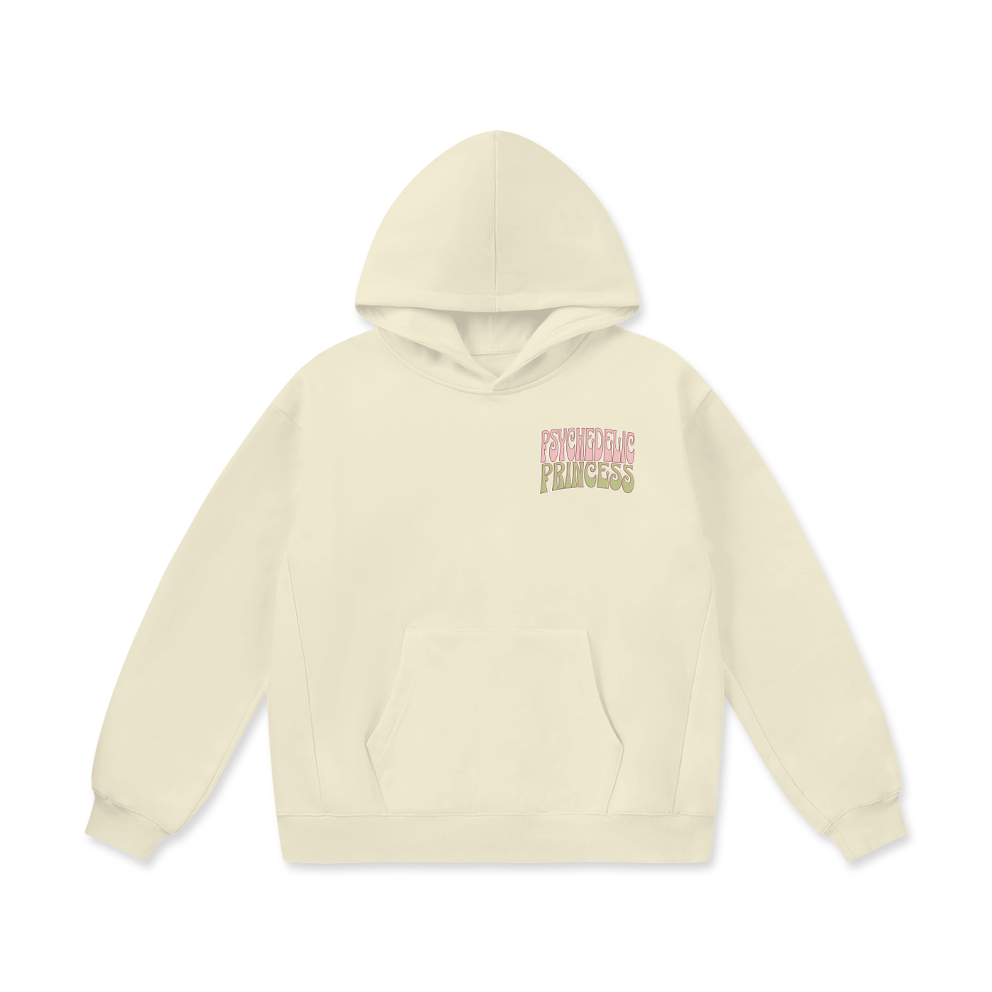 Psychedelic Princess Oversized Heavyweight Hoodie