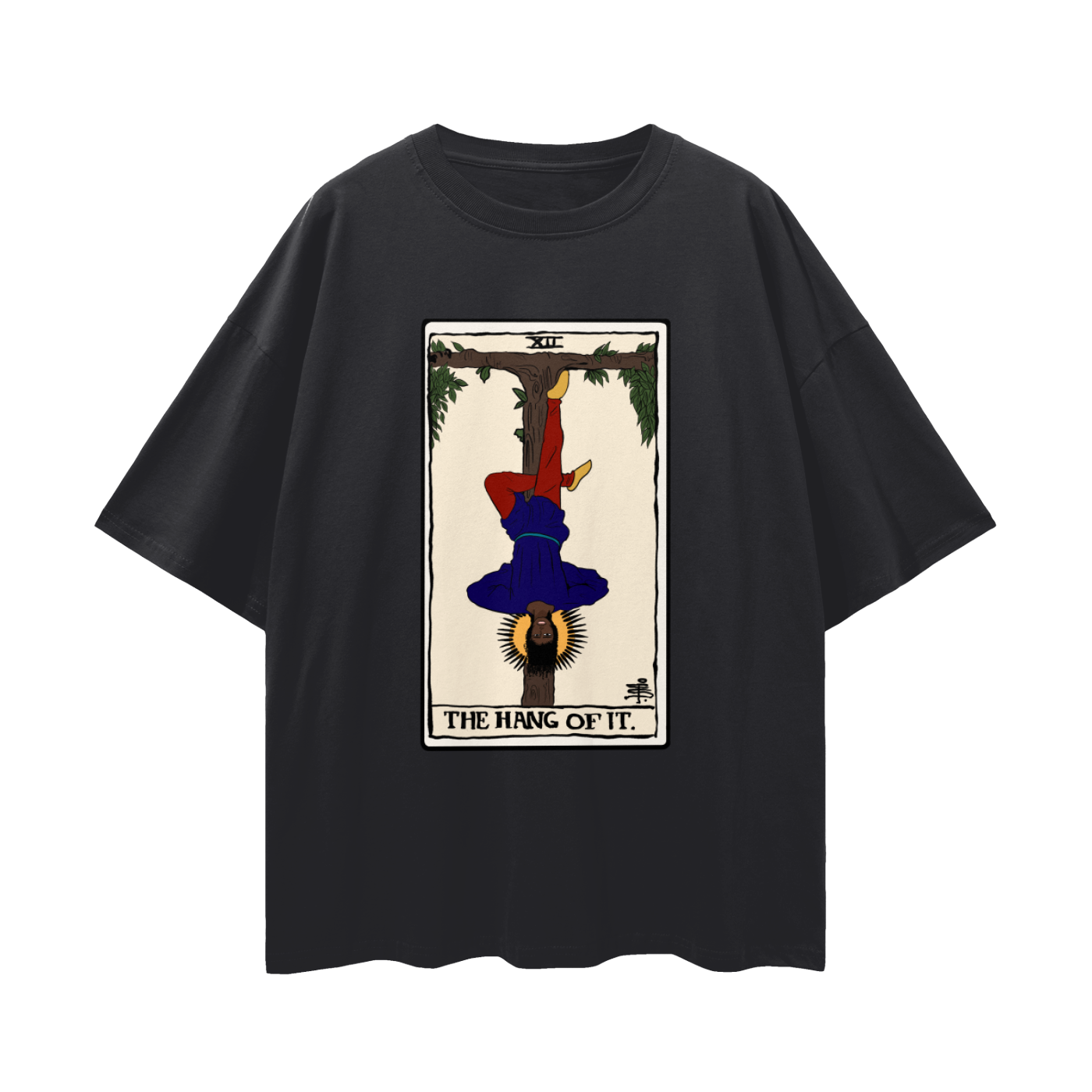 The Hang of It Oversize Deep Drop Shoulder Tee