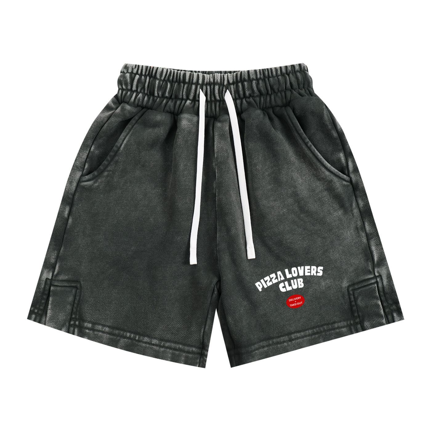 Pizza Lovers Snow Washed Kids' Shorts