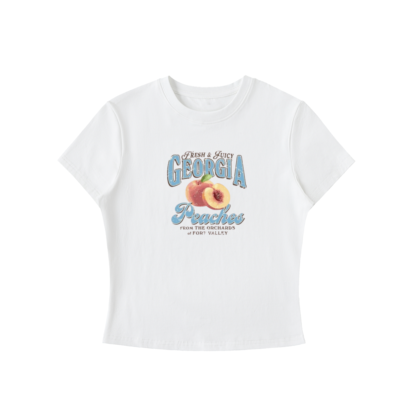 Georgia Peach Essential Bodycon T-Shirt