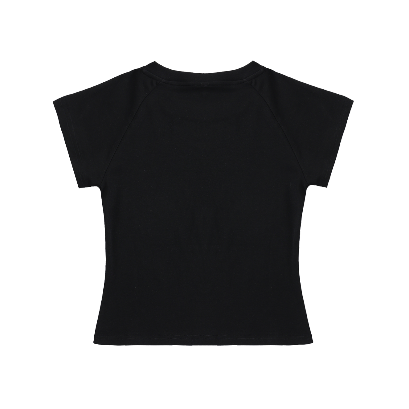 28 Solid Color Raglan Sleeve Bodycon Top