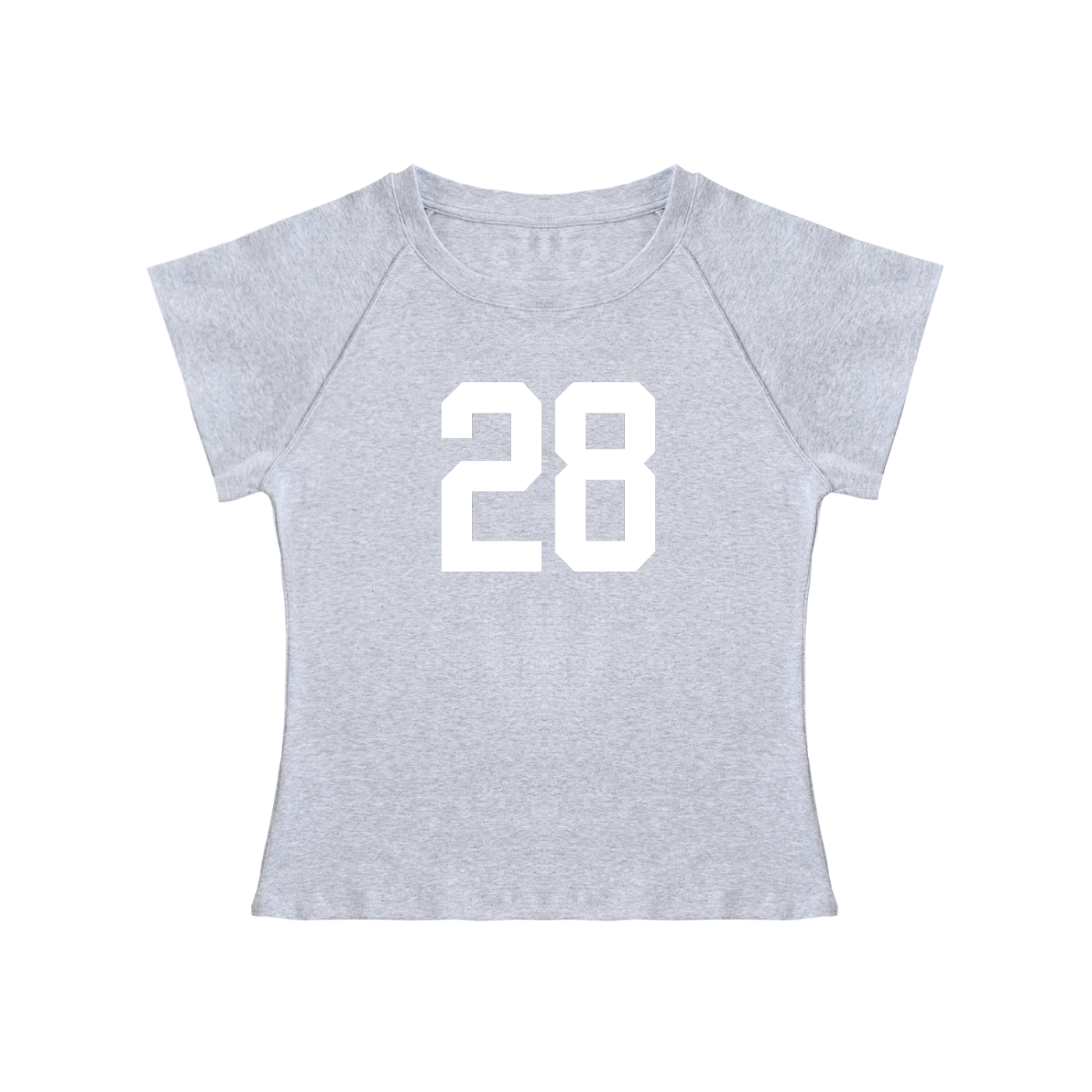 28 Solid Color Raglan Sleeve Bodycon Top