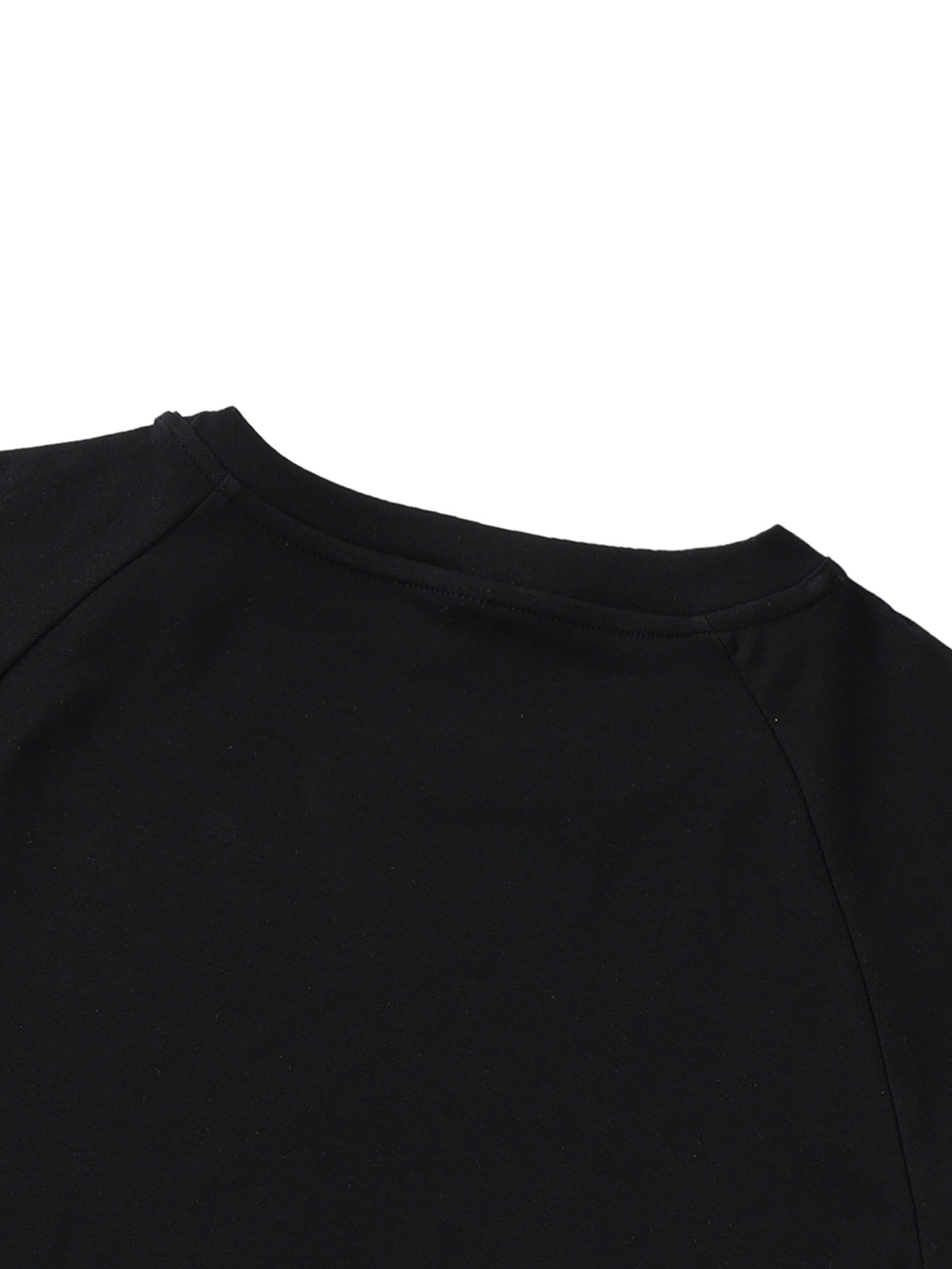 28 Solid Color Raglan Sleeve Bodycon Top