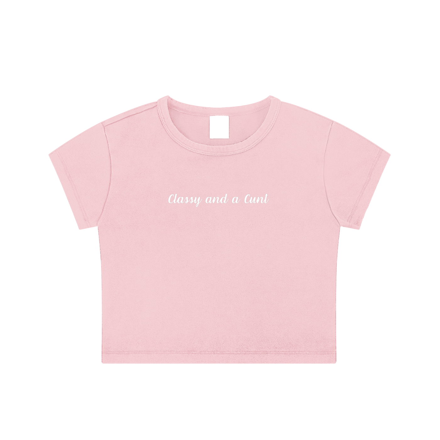 Classy and a cunt cropped top,Pink cropped top,Vintage cropped top,Pink vintage cropped top,Women’s cropped tops