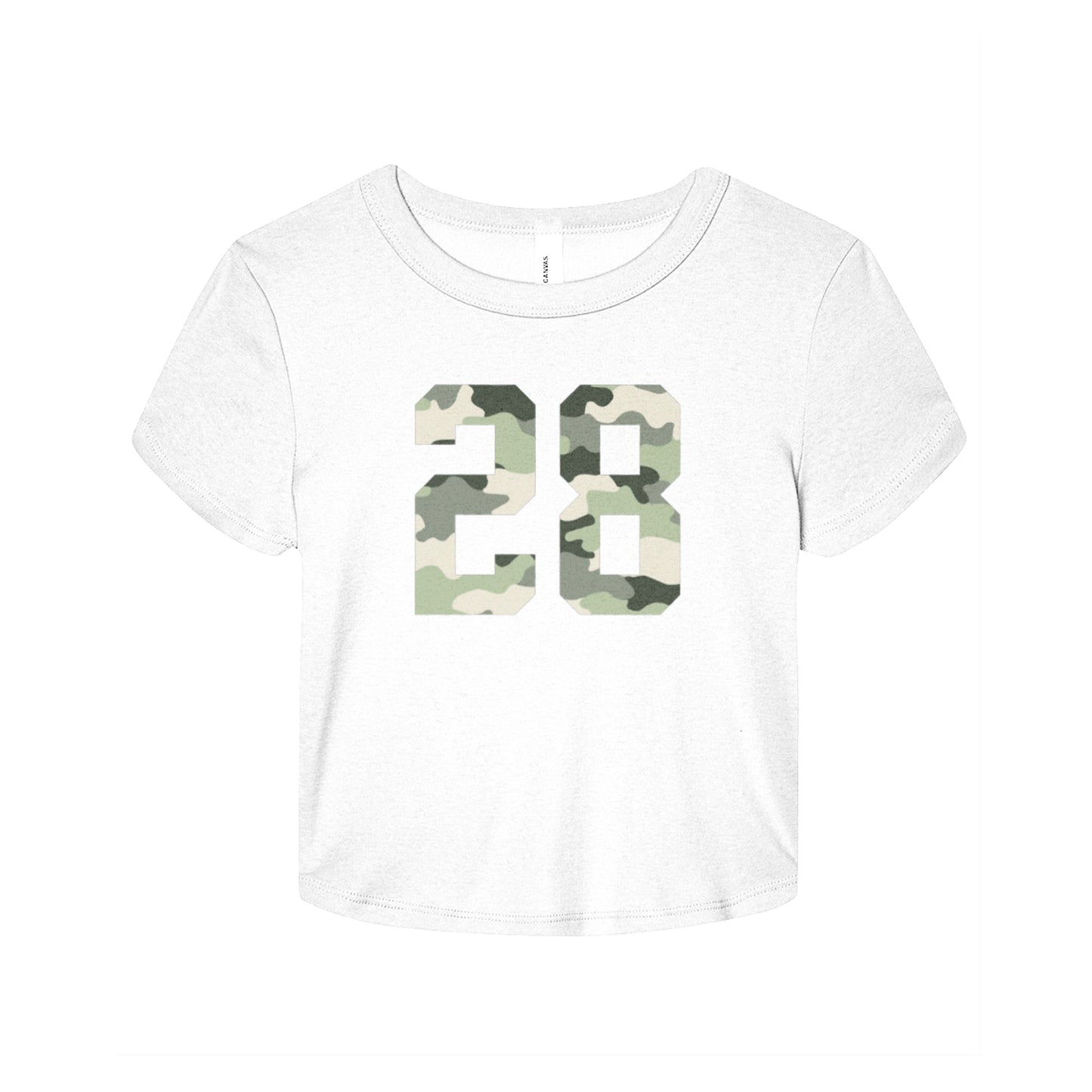 28 Camo Baby Tee