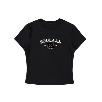 Soulaan Bodycon T-Shirt - Black