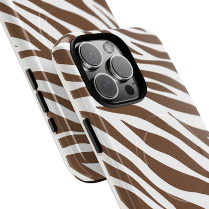 Zebra Pattern Tough Magnetic Case
