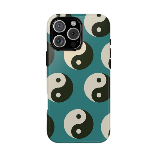 Blue Yin Yang Tough Phone Case