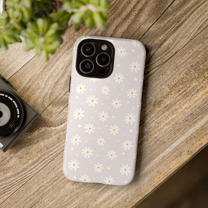 Purple Floral Tough Phone Case