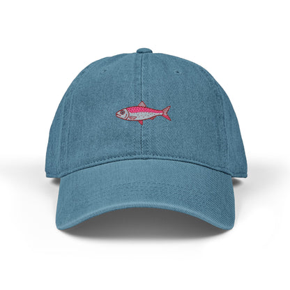 Denim Pink Sardine Hat